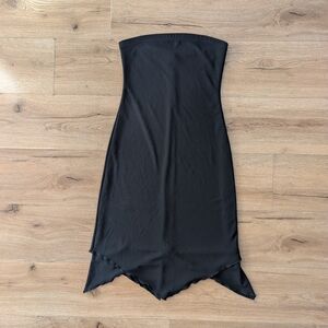 Finesse Strapless Black Dress